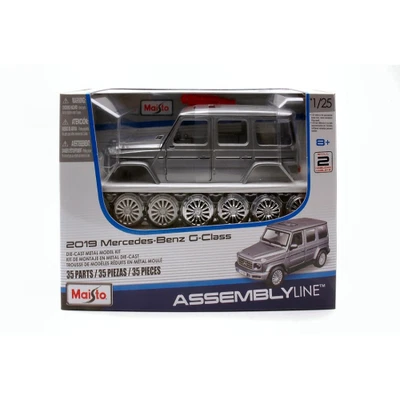 MERCEDES G CLASS 2019 SILVER KIT 1:24 Maisto Kit Auto Modellino Nuovo - Immagine 1 di 2