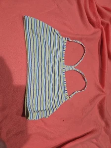 Striped Multicolor Sports Bra Size medium - Picture 1 of 3