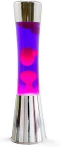 Lámpara de lava I-TOTAL® lámpara decorativa mágica color púrpura/rosa - Imagen 1 de 3