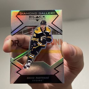 2021-22 UD Black Diamond Gallery Clear Cut David Pastrnak Boston Bruins