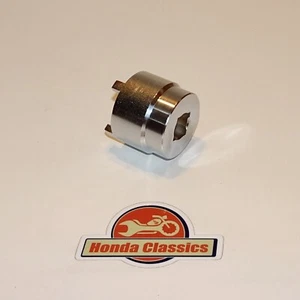 Honda GL1100 Ala D'Oro Pignone Sterzo Top Ponte Bloccaggio Dado Presa Attrezzo. - Foto 1 di 3