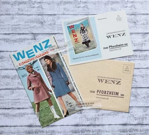 1971 Wenz Pforzheim Sonderposten Versandhaus Kleider Mäntel Vintage Werbung Deko - Picture 1 of 10