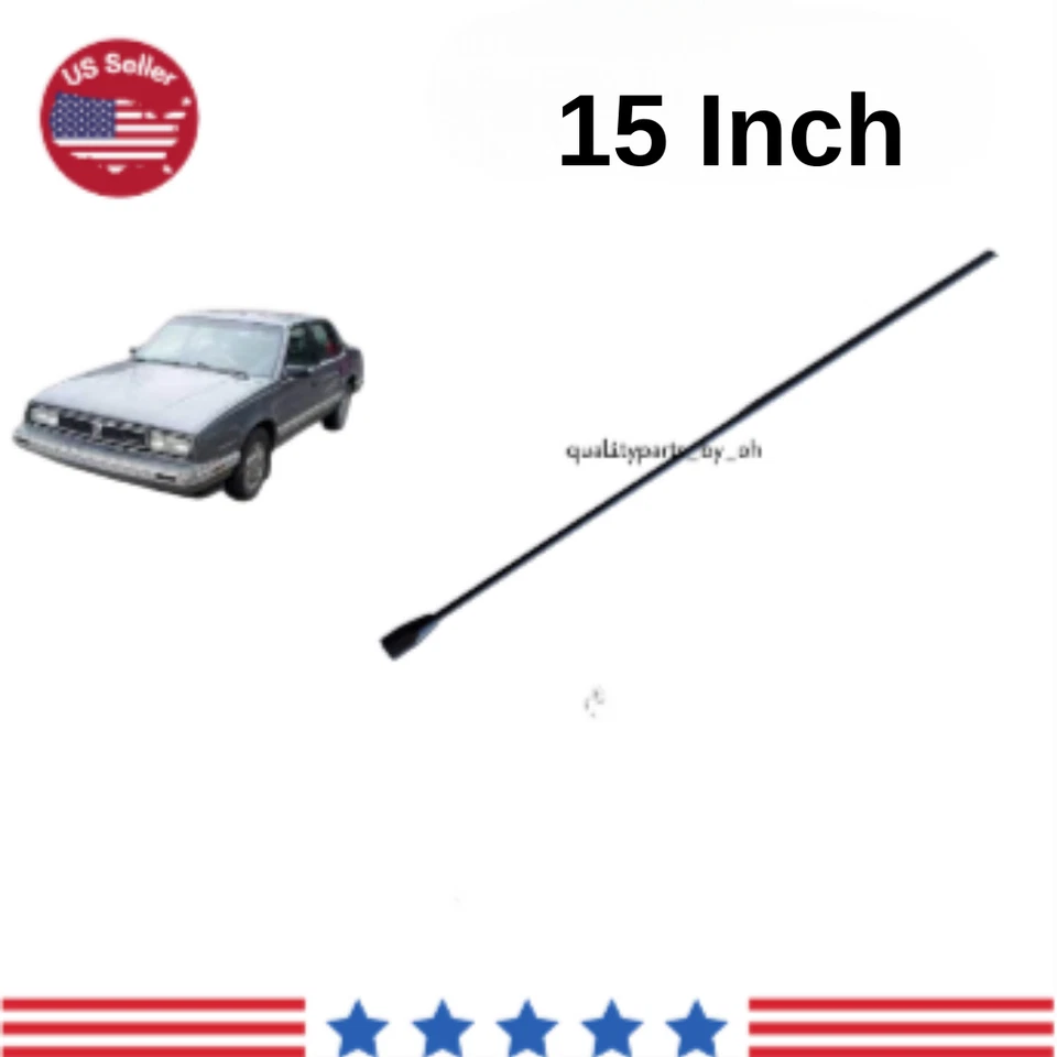 Antena 15"" Negro Repuesto Mástil Radio Am/Fm Para Pontiac 6000 1984-1991 Foto 1 de 2