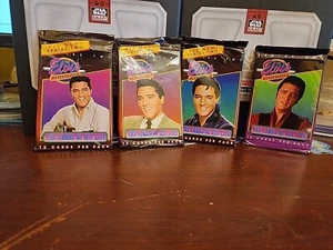 1992 Elvis Presley Series 2 3 Sealed Trading Card Pack NEW! And 1 Series 1  - Picture 1 of 1