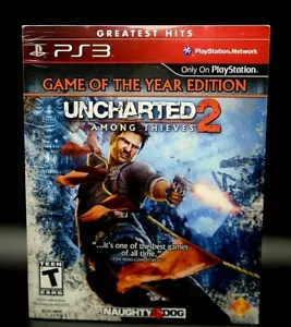 PS3 Uncharted 2 Among Thieves Promo Blue Ray Disc Cardboard Sleeve NEW Sealed - Picture 1 of 4