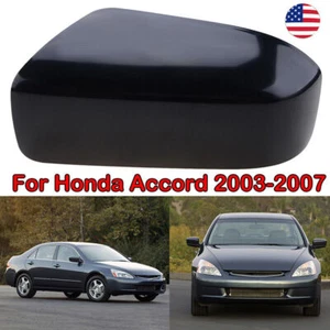 FOR 2003 2004 2005-2007 HONDA ACCORD DOOR SIDE MIRROR COVER CAP LEFT DRIVER BH - Picture 1 of 8