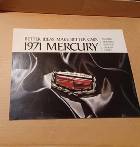 1971 MERCURY BETTER IDEAS MAKE BETTER CARS Dealer Sales Brochure ALL MODELS - Picture 1 of 6