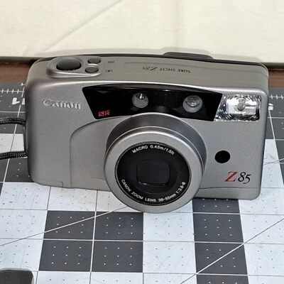 Cámara fotográfica de 35 mm Canon Sure Shot Z85 de colección sin probar  Foto 1 de 4