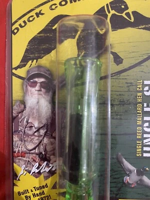 Duck Dynasty Uncle SI Single Reed Mallard Hen Call, Duck Commander USA Green - Image 1 of 4