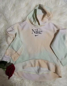Nike Girl’s Pastel Tie Dye Hoodie Size Small (Fits 7 Years Old Girl) - Picture 1 of 7