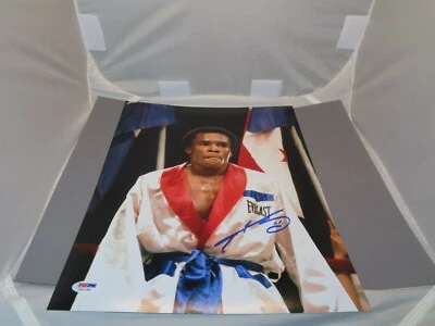 Sugar Ray Leonard Signed 11x14 Photo Boxing Autographed PSA/DNA COA 1A - Image 1 of 4