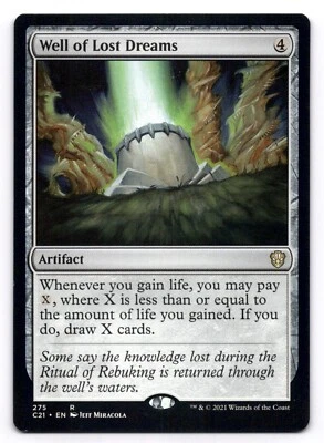 Well of Lost Dreams NM Commander 2021 275 MTG Magic Regular - Image 1 of 2