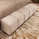 Bench seat velvet bedroom living room premium
