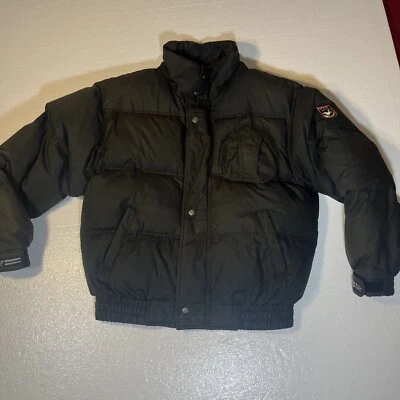Vintage Triple F.A.T. GOOSE Puffer Jacket Black XL (HAS SUN BURN) - Image 1 of 4