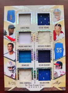 2022 Leaf ITG Used Ronaldo, Ryan, Plante Young, Durant Legendary 200 Relic 6/25
