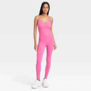 JoyLab Women's Corset Bodysuit Leotard Stretch Jersey U-Neckline - Picture 1 of 12
