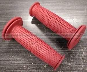 Motorcycle Grips Rally Grips 7/8" Street Cafe Racer Scrambler Enduro - Picture 1 of 3