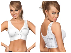 Moldeate 4001 POST SURGICAL BRA POSTURE SUPPORT. WHITE.SIZE:S/32 - Picture 1 of 2