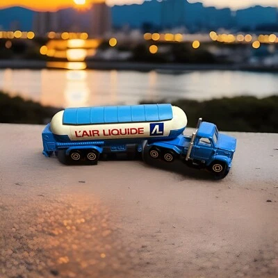 Vintage Majorette L'air Liquide Tractor Trailer Tanker 1:100 No. 342 France - Image 1 of 4