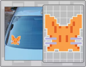 POLS VOICE Enemy Vinyl Decal #1 Car Truck Sticker The Legend of Zelda NES - Picture 1 of 1