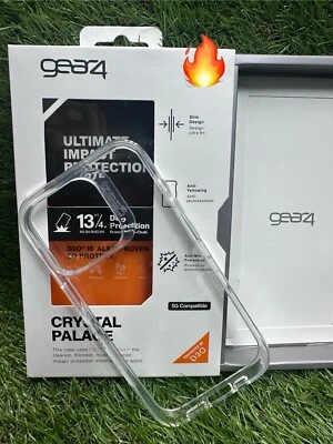 Original Gear4 case For Apple iPhone 16 pro Clear Cover