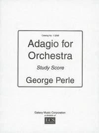 Adagio George Perle Studyscore Orchestra Schott Music - Image 1 of 4