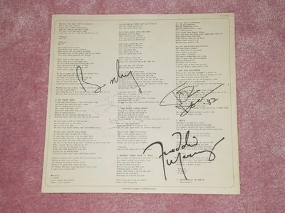 QUEEN Fully signed lyric sheet from debut LP signed in Japan on Oct. 22nd 1982 - Image 1 of 4