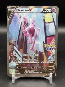Pokemon Go Mewtwo V 72/78 Alternative Art Alt Holo Englisch NM - Bild 1 von 4