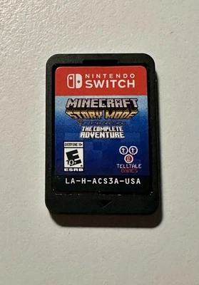 Minecraft: Story Mode The Complete Adventure (Switch, 2017) - Cart Only, TESTED - Image 1 of 3