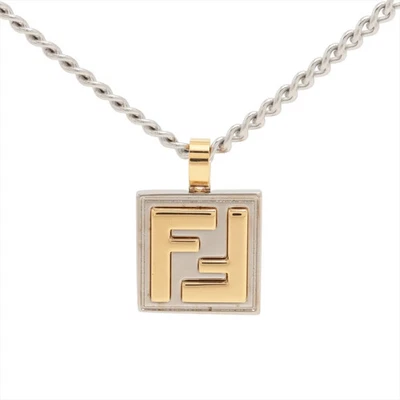 Collar Fendi FF GP Plata x Oro Foto 1 de 4