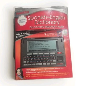 Franklin Merriam Webster Spanish - English Dictionary Model DBE-1500 Translator - Picture 1 of 3