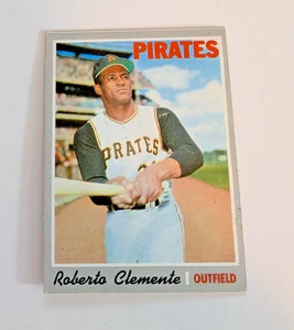 ROBERTO CLEMENTE 1970 TOPPS #350 EXC - Picture 1 of 8