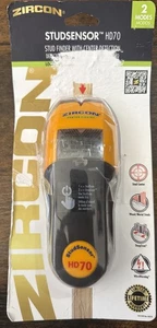 Zircon StudSensor HD70 Stud Finder LED Center Detection Wire Warning - Picture 1 of 3