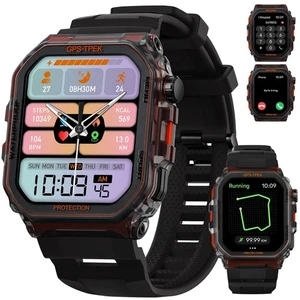 Military Smart Watches Built-in GPS, 100+ Sport Modes for Men with, Smartwatch - Photo 1 sur 8