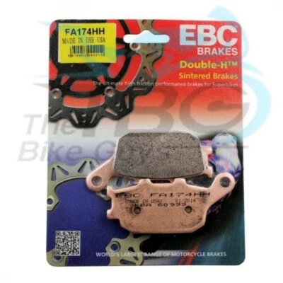 Se adapta a las pastillas de freno traseras sinterizadas EBC FA174HHH para Honda CB750 F2 Seven Fifty 1992-2002 Foto 1 de 2