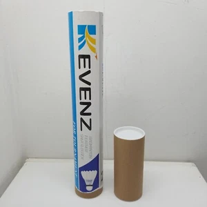 Volante Evenz 20 plumas bádminton blanco 9 piezas + 3 piezas sin marca - Imagen 1 de 4
