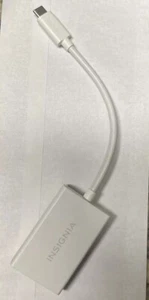 Insignia™ - USB-C-to-VGA Adapter - White NS-PA2CVW23 - Picture 1 of 3