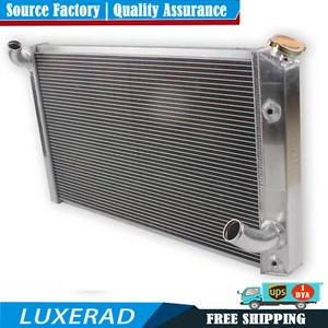 1973-1976 Chevrolet Corvette C3 V8 MT/Manual Full Aluminum 3-Row Racing Radiator - Picture 1 of 12