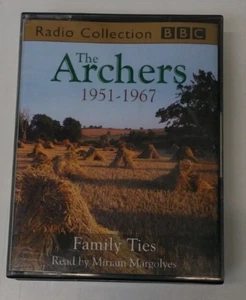 The Archers: Family Ties, 1951-1967 BBC Radio Collection, 4 CASSETTE AUDIO BOOK - Picture 1 of 2