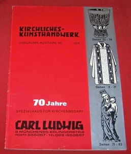 Kirchliches Kunsthandwerk Jubiläumsausgabe 55 - 1975 , mit Bildern und Preisen - Imagen 1 de 1