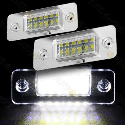 KIT LÁMPARAS LUCES MATRÍCULA LED 6000K SMD BLANCO BRILLANTE AUDI A8 S8 ADECUADO 02-09 Foto 1 de 4