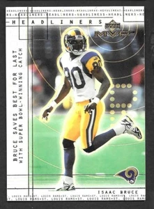 2000 Upper Deck MVP Headliners #H1 Isaac Bruce St. Louis Rams HOF - Picture 1 of 1