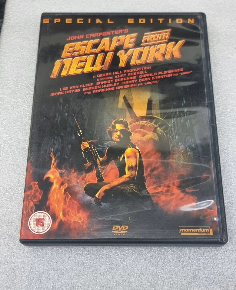 Escape from New York, Kurt Russell, Carpenter DVD - Image 1 of 3