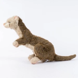 2010 Hansa Collection Ferret Plush Toy Realistic Standing 13" Stuffed Animal - Picture 1 of 10