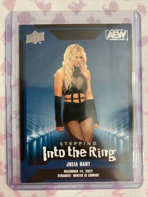 2023 AEW Upper Deck Stepping Into the Ring Julia Hart #SR-6 House of Black Card - Image 1 of 2