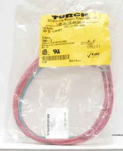 NUEVO receptáculo macho de 5 pines Turck U0881-75 P/N RSF55-0,3M/NPT - Imagen 1 de 2