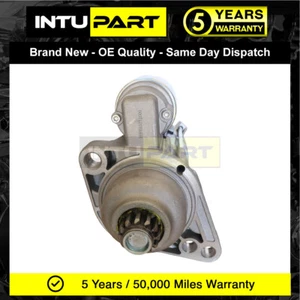 Intupart Starter Motor Fits Golf Transporter Octavia Leon 2.0 TDi 1.4 1.6 - Picture 1 of 1