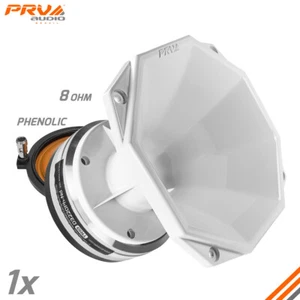 1x PRV 2" Horn Driver D3220Ph-Nd 300W Neodymium Phenolic + WGP14-50X WHITE Horn - Picture 1 of 9