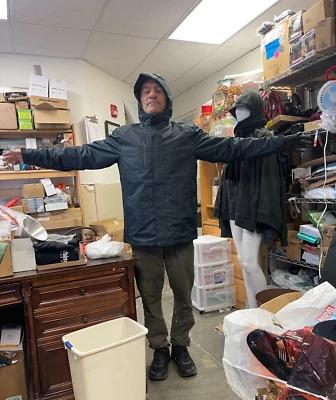 Men's Port Authority J331 All Conditions Parka Length Jacket Size L Navy - Image 1 of 4