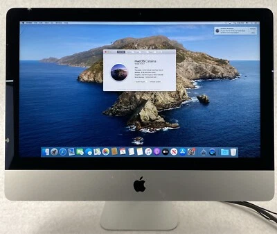 Apple A1418 iMac 21.5" 2012 3.3GHz i3 8GB RAM 500GB HDD macOS 10.15 - Image 1 of 4